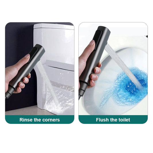 EOCO Handheld Shower Sprayer Set, Toilet Bidet Sprayer, High Pressure Rinse, Mini Shower Nozzle for Bathroom & Toilet Cleaning, Flexible Spring Hose Included