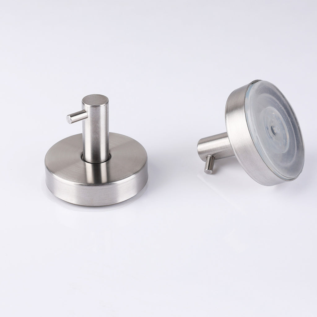 EOCO Vacuum Suction Cup Hook No Drill Bathroom Towel Hanger Wall Hook Clothes Holder Kitchen Storage Accessories