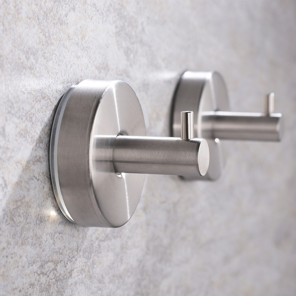 EOCO Vacuum Suction Cup Hook No Drill Bathroom Towel Hanger Wall Hook Clothes Holder Kitchen Storage Accessories